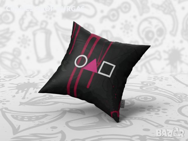 Декоративна възглавница SQUID GAME, снимка 10 - Възглавници - 34738907