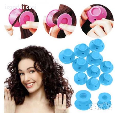 Гумени гъвкави ролки, снимка 9 - Аксесоари за коса - 36397356