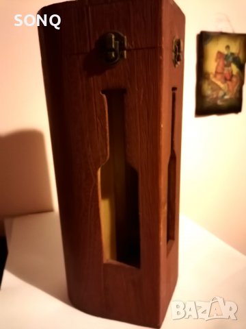 Страхотна Дървена Кутия За Два Броя Вино, снимка 2 - Антикварни и старинни предмети - 39854424