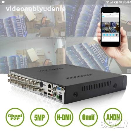 6в1 Универсален 8 Канален DVR 5M-N XVR за AHD CVI TVI XVI IP CVBS 5MP/4MP/3MP/2MP/1MP/960H Камери, снимка 1 - Комплекти за видеонаблюдение - 26786851