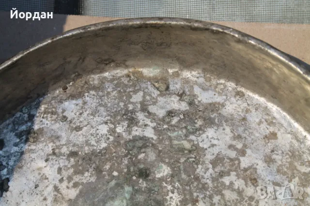 Медна тава за баница, снимка 2 - Антикварни и старинни предмети - 48882560