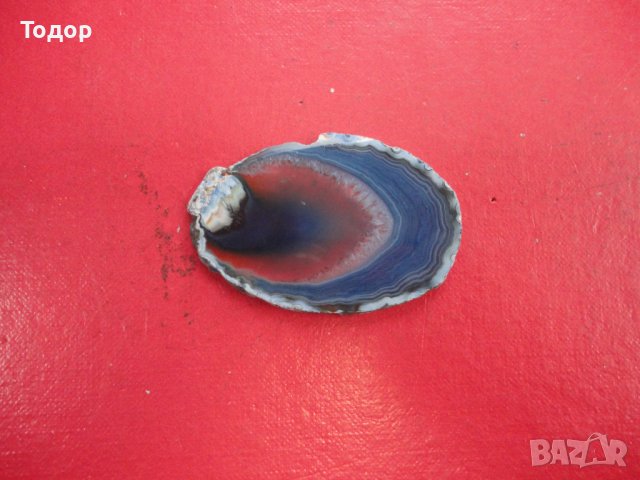 Полиран минерал ахат халцедон 16 , снимка 5 - Колекции - 43966940