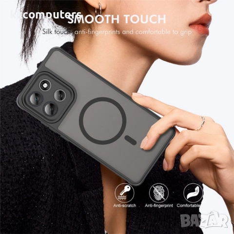 ENKAY HAT PRINCE Магнитен калъф с Протектор за Motorola Moto G86 5G / G86 Power 5G / G100 Pro 5G | 9, снимка 8 - Калъфи, кейсове - 51940945