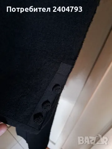 Продавам черно палто, марка Noa Noa, черно вълнено букле, снимка 9 - Палта, манта - 48348894