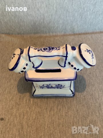 порцеланова касичка телефон, снимка 3 - Антикварни и старинни предмети - 39987262