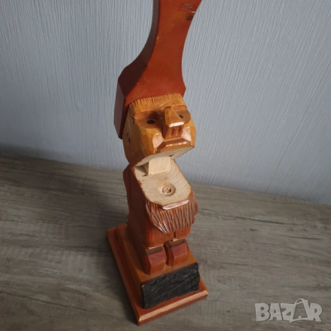 Стара дървена орехотрошачка, снимка 5 - Антикварни и старинни предмети - 52641113