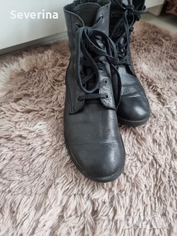  Active wear*Естествена кожа, пролет/есен,тип кубинки 41, снимка 6 - Дамски боти - 43937872