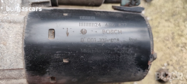 Стартер 24 436 877 / 0 001 107 408 Opel Meriva 1.4-90к.с - 80лв, снимка 2 - Части - 52494950