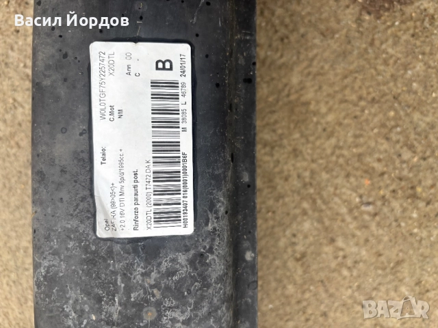 Основа задна броня за Опел Зафира А / Opel Zafira A / WOLOTGF75Y2257472, снимка 2 - Части - 52893037