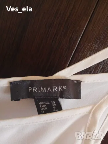 бял потник с тънки презрамки Primark, снимка 3 - Потници - 48266183