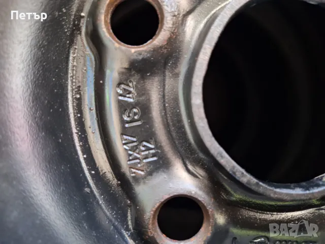 ОРИГИНАЛНИ ЖЕЛЯЗНИ ДЖАНТИ-ОПЕЛ /ШЕВРОЛЕТ/-5x105x56.5-17цола, снимка 2 - Гуми и джанти - 49821747