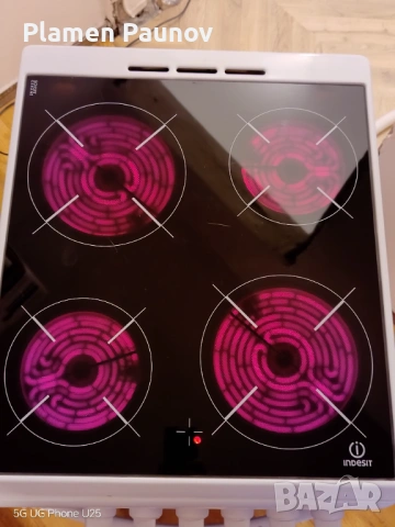 Готварска печка с керамичен плот , снимка 2 - Печки, фурни - 53387548