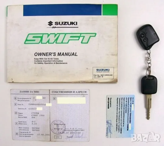 Автомобил СУЗУКИ Суифт 2 SUZUKI Swift II 1.0 Хечбек 4/5 врати 2000 г. за Части БАРТЕР, снимка 2 - Автомобили и джипове - 49802080