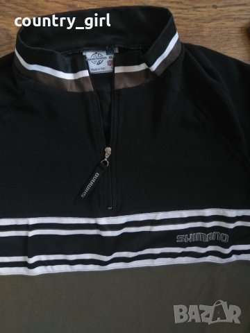 Shimano - страхотна поларена блуза, снимка 1 - Спортни дрехи, екипи - 27696865