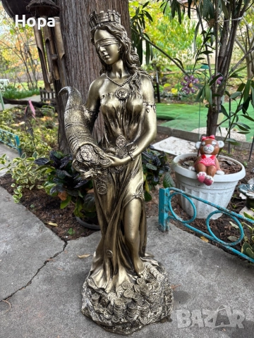 Статуетка Фортуна - Богинята на изобилието 72см. , снимка 11 - Статуетки - 52349424