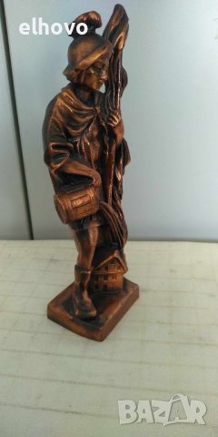 Статуетка св.Флориан, 20см, снимка 5 - Антикварни и старинни предмети - 42972668