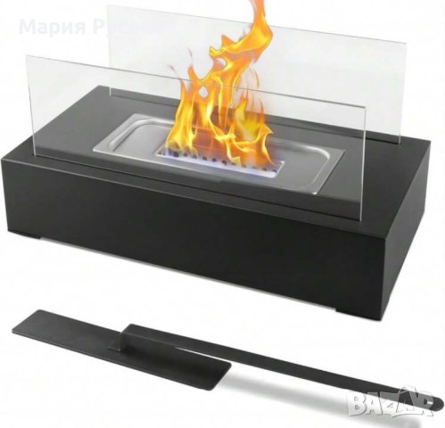 Биокамина за вкъщи или навън  черна /бяла , снимка 2 - Камини - 43512154