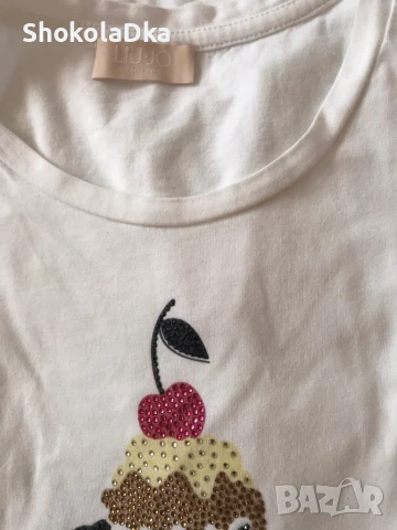 Нова тениска Liu Jo размер S, снимка 6 - Тениски - 51394248