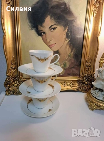 Чаши с чинийки ROSENTHAL , снимка 3 - Антикварни и старинни предмети - 52678022