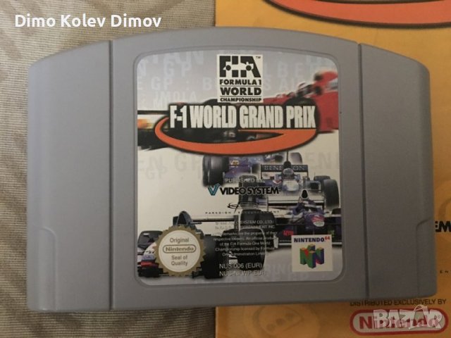 F1 Grand Prix N64 Nintendo 64 Pal, снимка 5 - Игри за Nintendo - 39726700
