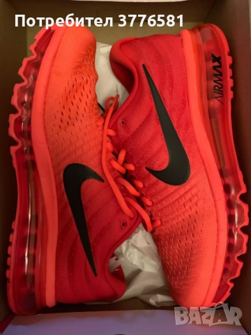 Маратонки Nike Air Max 2017 Red , снимка 2 - Маратонки - 52230449