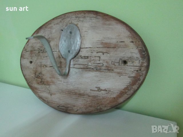 дървена елипсовидна закачалка -Прованс, снимка 12 - Закачалки - 28086197