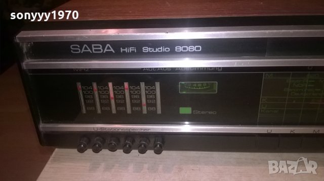 saba hifi studio 8060k stereo receiver-внос германия, снимка 8 - Ресийвъри, усилватели, смесителни пултове - 28006303