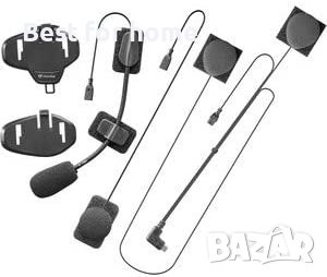 Комплект аудио домофон за активни шаблони и свързване. Универсална версия за всички модели каски, снимка 2 - Друга електроника - 38579248