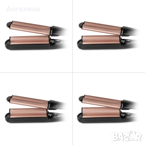 Преса за къдрене на коса 4in1 Muhler MHS-999, снимка 4 - Преси за коса - 52983511