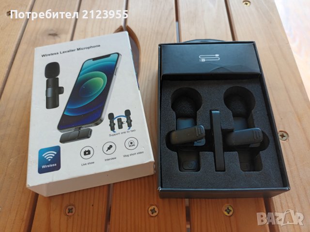Безжични микрофони-репортерски за APPLE, снимка 10 - Микрофони - 43025021