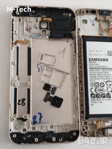 Samsung j3 2017 части Основна платка батерия камера среден борд заден капак звънец вибрация, снимка 4 - Резервни части за телефони - 40343858