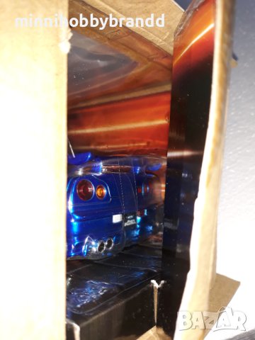 Nissan SKYLINE  GT-R BNR34 BRIAN'S  1.24  JADA FAST&FURIOUS  TOP  TOP   TOP  MODEL, снимка 18 - Колекции - 43676636