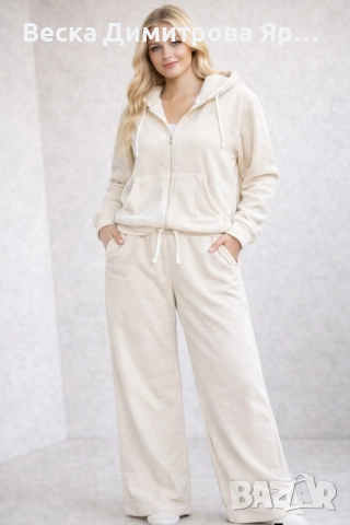 Дамски комплект кадифе, снимка 3 - Комплекти - 52949951