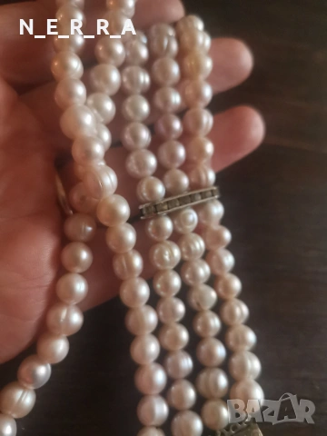 Комплект от естествени перли, снимка 3 - Бижутерийни комплекти - 53484326