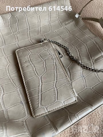 Бежова чанта Zara, снимка 6 - Чанти - 38518279