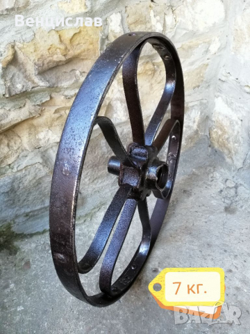 Старо Ковано Колело / 7 кг. , снимка 8 - Антикварни и старинни предмети - 36437078