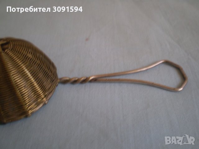 Винтич  цедка за чай  маркирана ръчно изработена, снимка 6 - Аксесоари за кухня - 37480344