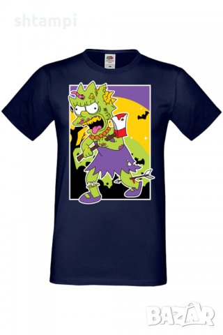 Мъжка тениска The Simpsons Lisa Simpson 01,Halloween,Хелоуин,Празник,Забавление,Изненада,Обичаи,, снимка 6 - Тениски - 38136856