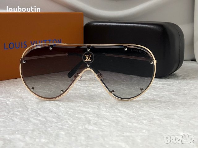 Louis Vuitton 2023 висок клас мъжки слънчеви очила маска, снимка 4 - Слънчеви и диоптрични очила - 38976897