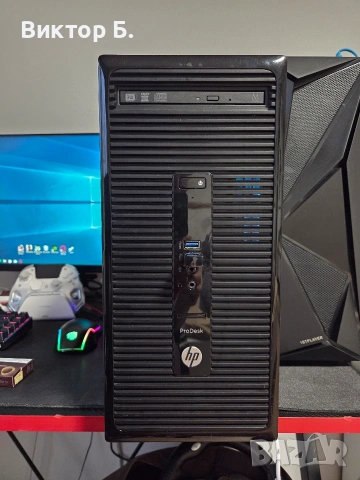 Геймърски компютър Hp prodesk 400 G3 , снимка 2 - Геймърски - 53596869
