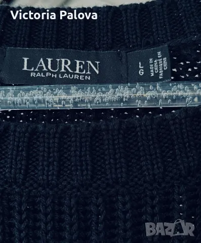 Маркова блуза златни копчета RALPH LAUREN оригинал, снимка 3 - Блузи с дълъг ръкав и пуловери - 49048831