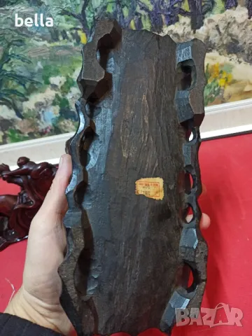 ПРОМО Масивна стара пластика от махагон -Хонг Конг., снимка 18 - Други ценни предмети - 48559225