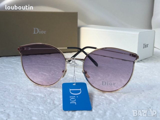DIOR 2021 слънчеви очила тип котка UV 400 защита с лого, снимка 2 - Слънчеви и диоптрични очила - 33570206