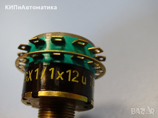 Галетен превключвател EBE 1/1x12 UT12AG rotary switch, снимка 5 - Резервни части за машини - 40620550