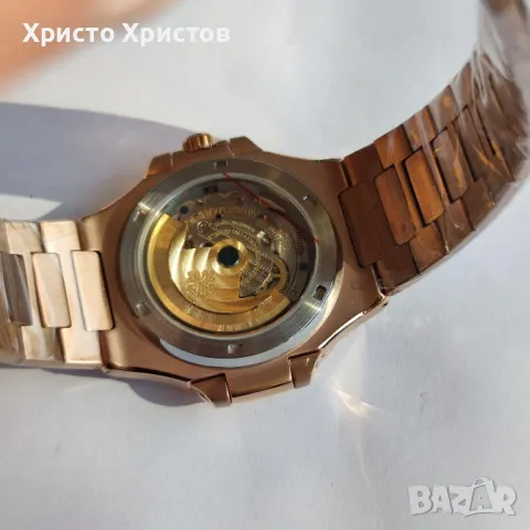 Мъжки луксозен часовник Patek Philippe 
Nautilus 5711/1R-001 ROSE GOLD , снимка 13 - Мъжки - 47337855