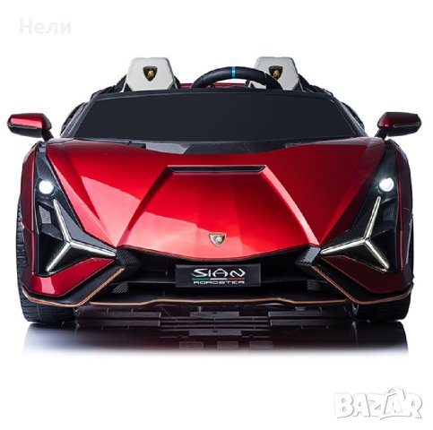 Акумулаторен Двуместна КОЛА Lamborghini SIAN 4X4 24V батерия,MP4, снимка 5 - Детски велосипеди, триколки и коли - 43675230