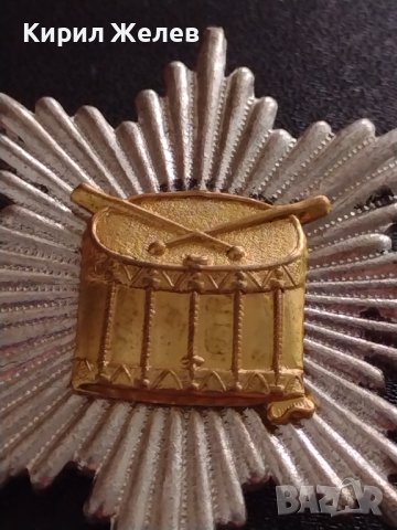 СТАРА ПОСРЕБРЕНА РЯДКА ВОЕННА НАГРАДНА ЗНАЧКА С НОМЕР И ПЕЧАТ ЗА КОЛЕКЦИОНЕРИ 37917, снимка 3 - Колекции - 40490489