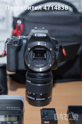 Фотоапарат Canon EOS 250D - Пълен Комплект, снимка 8 - Фотоапарати - 53168837