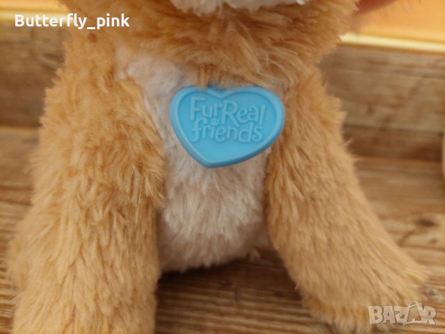 Furreal Friends интерактивно куче на Hasbro с шише, снимка 3 - Кукли - 43596647