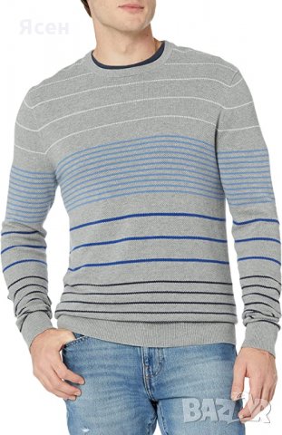 Мъжки памучен пуловер , снимка 1 - Пуловери - 35573239